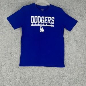Dodgers blue crew neck T shirt 100% cotton